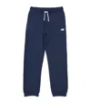 New Balance Logo-embroidered Tracksuit Bottoms In Navy