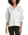 New Balance French Terry Polo Sweatshirt In Neutral