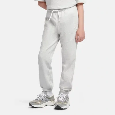 New Balance Kids' French Terry Small Logo Jogger In Grey