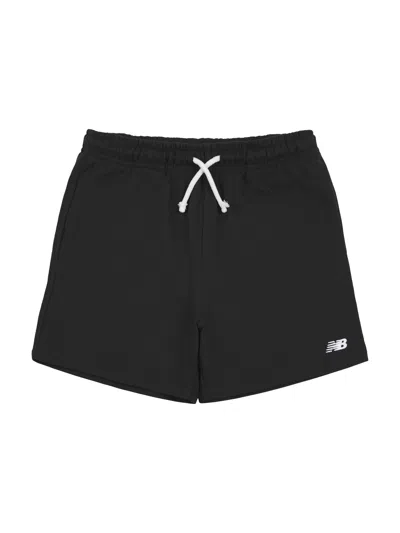 New Balance French Terry Small Logo Short In Nb Caviar