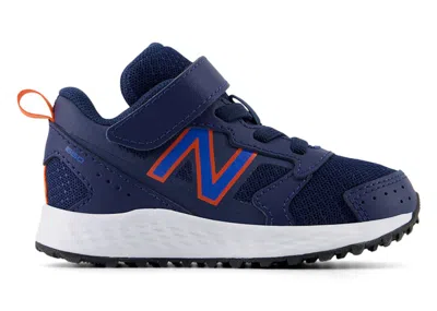 Pre-owned New Balance Fresh Foam 650 Bungee Lace Navy Sneakers In Nb Navy/blue Oasis/team Orange