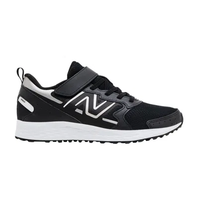 Pre-owned New Balance Fresh Foam 650 Bungee Lace Top Strap Big Kid 'black Metallic Silver' | Kid's Size 1