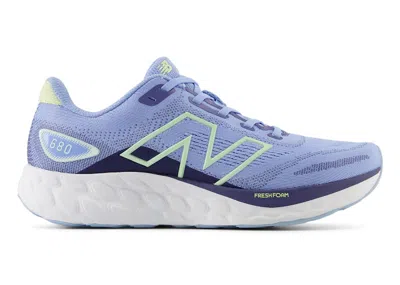 Pre-owned New Balance Fresh Foam 680v8 (women's) Sneakers In Electric Sky Blue/dream State/melon Water