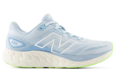 Pre-owned New Balance Fresh Foam 680v8 (women's) Sneakers In Quarry Blue/chrome Blue/sea Salt In Multi