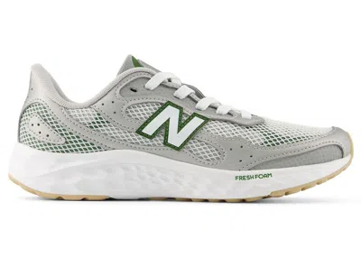 Pre-owned New Balance Fresh Foam Arishi Lux Lace Sneakers In Raincloud/dark Silver Metallic/alpine Green