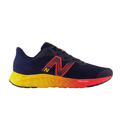 Pre-owned New Balance Fresh Foam Arishi V4 Big Kid 'navy Red Egg Yolk' | Blue | Kid's Size 6.5