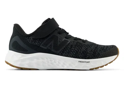 Pre-owned New Balance Fresh Foam Arishi V4 Bungee Lace Sneakers In Black/phantom