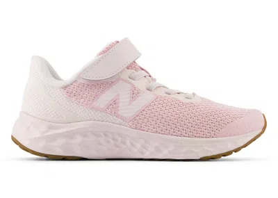 Pre-owned New Balance Fresh Foam Arishi V4 Bungee Lace Sneakers In Pink Granite/mid Century Pink