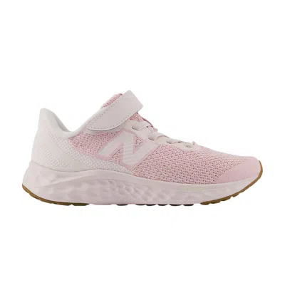 Pre-owned New Balance Fresh Foam Arishi V4 Bungee Lace Top Strap Little Kid 'pink Granite' | Kid's Size 12