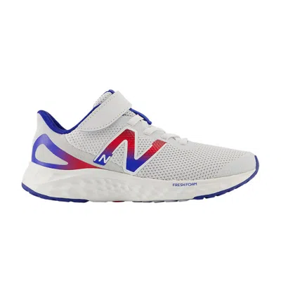 Pre-owned New Balance Fresh Foam Arishi V4 Bungee Lace Top Strap Little Kid 'quartz Grey Team Royal' | Kid's S In Gray