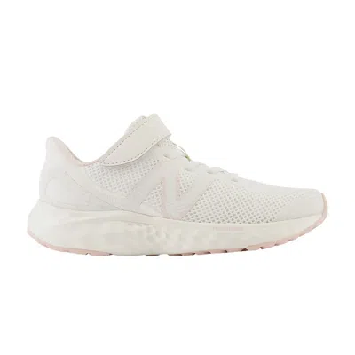Pre-owned New Balance Fresh Foam Arishi V4 Bungee Lace Top Strap Little Kid 'sea Salt Quartz Pink' | Cream | K