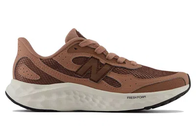 Pre-owned New Balance Fresh Foam Arishi V4 Tiralux (women's) Sneakers In Landslide/pecan/rich Oak In Brown