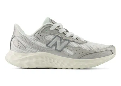 Pre-owned New Balance Fresh Foam Arishi V4 White (women's) Sneakers In Silver Metallic/reflection/nb White In Multi