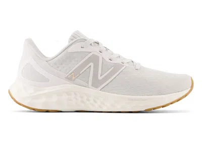 Pre-owned New Balance Fresh Foam Arishi V4 (women's) Sneakers In Summer Fog/nimbus Cloud/light Gold Metallic In Multi