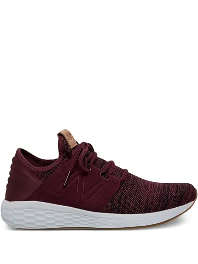 New Balance Fresh Foam Cruz "burgundy" Sneakers In Red