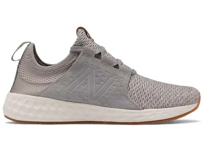 Pre-owned New Balance Fresh Foam Cruz V1 (women's) Sneakers In Team Away Grey/angora/sea Salt