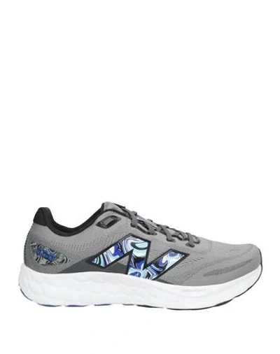 New Balance Fresh Foam Man Sneakers Grey Size 8.5 Textile Fibers