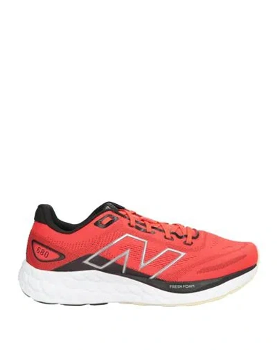 New Balance Fresh Foam Man Sneakers Red Size 9 Textile Fibers