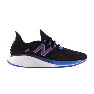 Pre-owned New Balance Fresh Foam Roav 'black Serene Blue Orange'