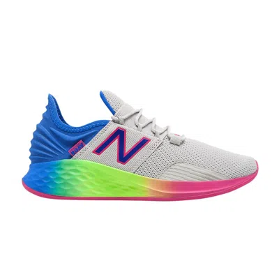 Pre-owned New Balance Fresh Foam Roav Little Kid 'rainbow Sole' | Cream | Kid's Size 2 In White