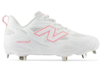Pre-owned New Balance Fresh Foam Velo V4 Metal (women's) Sneakers In White/ultra Pink In Multi