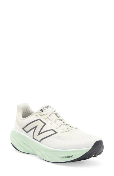 New Balance Fresh Foam X 1080 V14 Running Shoe In White/beige/green