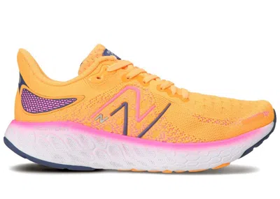 Pre-owned New Balance Fresh Foam X 1080v12 (women's) Sneakers In Vibrant Apricot/vibrant Pink/night Sky Blue