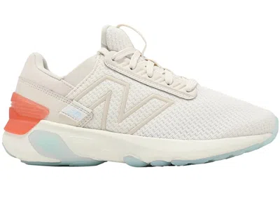 Pre-owned New Balance Fresh Foam X 1440 (women's) Sneakers In Sea Salt/linen/gulf Red