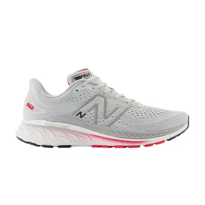 Pre-owned New Balance Fresh Foam X 860v13 'light Aluminum True Red' In Grey