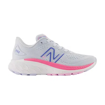 Pre-owned New Balance Fresh Foam X 860v13 Little Kid 'moon Dust Neon Pink' | Grey | Kid's Size 1 In Gray