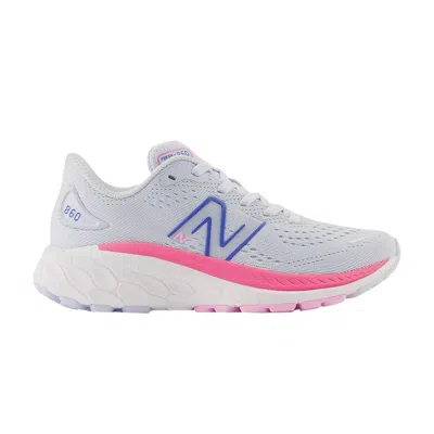 Pre-owned New Balance Fresh Foam X 860v13 Little Kid Wide 'moon Dust Neon Pink' | Grey | Kid's Size 12.5