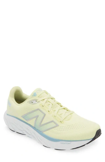 New Balance Fresh Foam X 880 V14 Running Sneaker In Limelight/ Silver Metallic