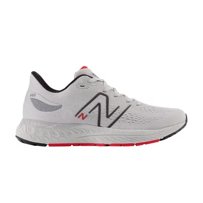 Pre-owned New Balance Fresh Foam X 880v12 Big Kid 'light Aluminum True Red' | Grey | Kid's Size 6.5 In Gray