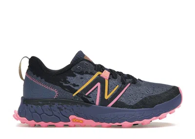 Pre-owned New Balance Fresh Foam X Hierro V7 (women's) Sneakers In Night Sky Blue/vibrant Pink/black
