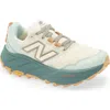 New Balance Fresh Foam X Hierro V9 Trail Running Shoe In Calcium/dark Juniper