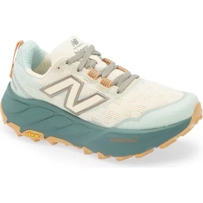New Balance Fresh Foam X Hierro V9 Trail Running Shoe In Calcium/dark Juniper