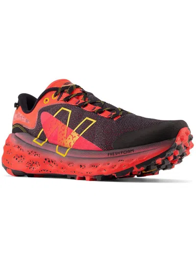 New Balance Fresh Foam X More Trail V2 Mens Fitness Lifestyle Running & Training Shoes In Orange