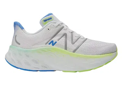 Pre-owned New Balance Fresh Foam X More V4 (women's) Sneakers In White/green/blue