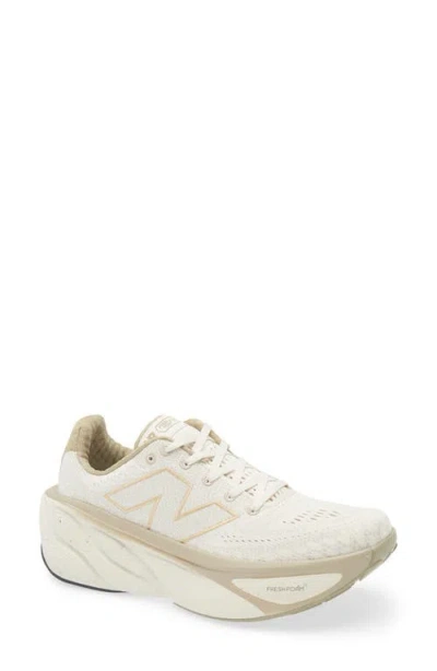 New Balance Fresh Foam X More V5 Running Shoe In Linen/stoneware