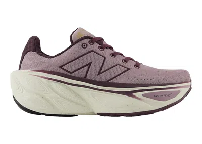 Pre-owned New Balance Fresh Foam X More V5 (women's) Sneakers In Ice Wine/angora/plum Brown