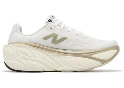 Pre-owned New Balance Fresh Foam X More V5 (women's) Sneakers In White/sea Salt/light Gold Metallic