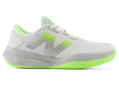 Pre-owned New Balance Fuelcell 796v4 (women's) Sneakers In White/bleached Lime Glo/brighton Grey