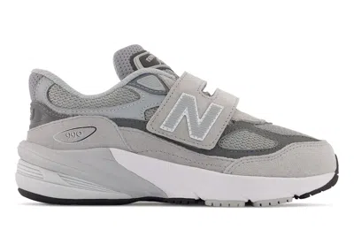 Pre-owned New Balance Fuelcell 990v6 Hook And Loop Sneakers In Grey/silver