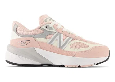 Pre-owned New Balance Fuelcell 990v6 Sneakers In Pink Haze/white In Multi