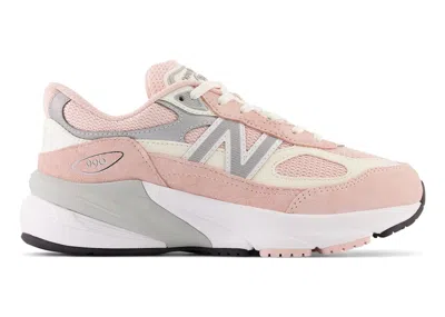 Pre-owned New Balance Fuelcell 990v6 Sneakers In Pink Haze/white