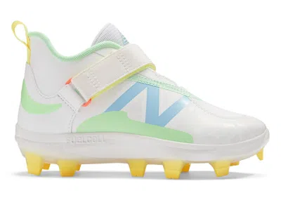 Pre-owned New Balance Fuelcell Lindor 2 Sneakers In White/neon Dragonfly/cosmic Pineapple
