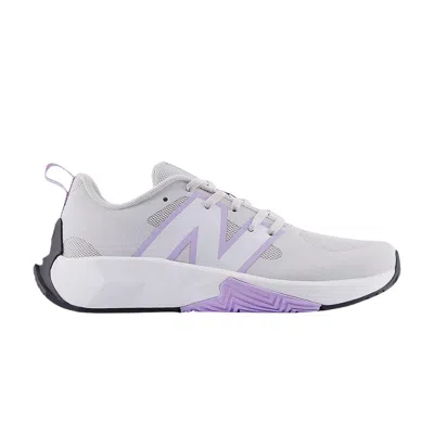 Pre-owned New Balance Fuelcell Play Big Kid 'grey Matter Lilac Glo' | Kid's Size 5.5 In Gray