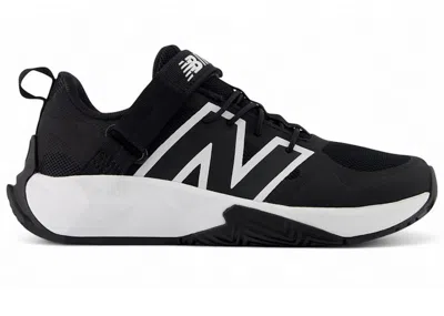 Pre-owned New Balance Fuelcell Play Bungee With Top Strap Sneakers In Black/white In Multi