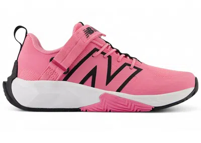Pre-owned New Balance Fuelcell Play Bungee With Top Strap Sneakers In Signal Pink/black In Multi
