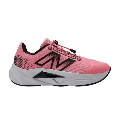 Pre-owned New Balance Fuelcell Propel V5 Bungee Lace Little Kid Wide 'ultra Pink Black' | Kid's Size 11.5